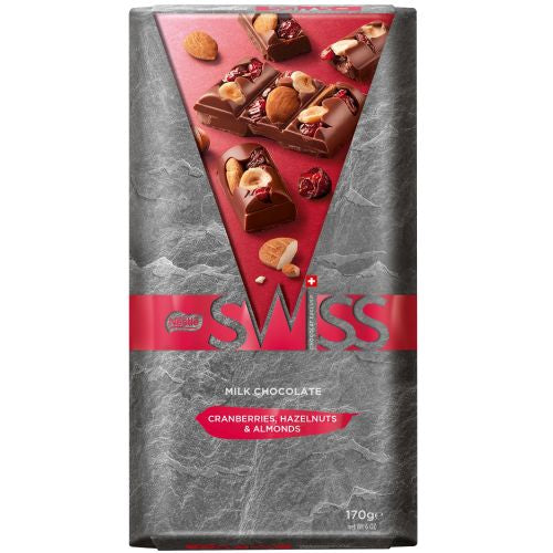 Nestle Swiss Milk Cranberries Hazelnuts Alm 170g