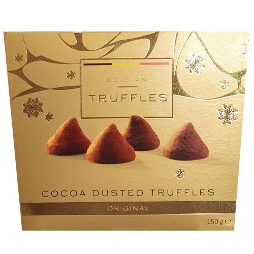 Belgian Truffles Cocoa Dusted Gold 150g