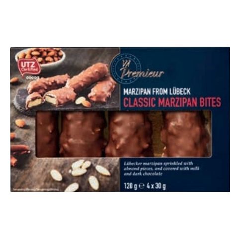 Premieur Classic Marzipan Bites 4pcs 120g