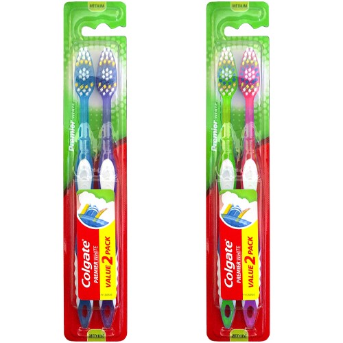 Colgate Premier White 2 Pack Brushes 2 pcs