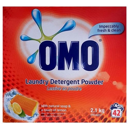 OMO Natural Soap & Lemon Powder 42 p. 2.1 kg