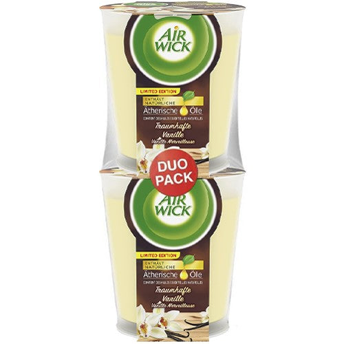 Air Wick Traumhafte Vanille Duo Candle 2x105g