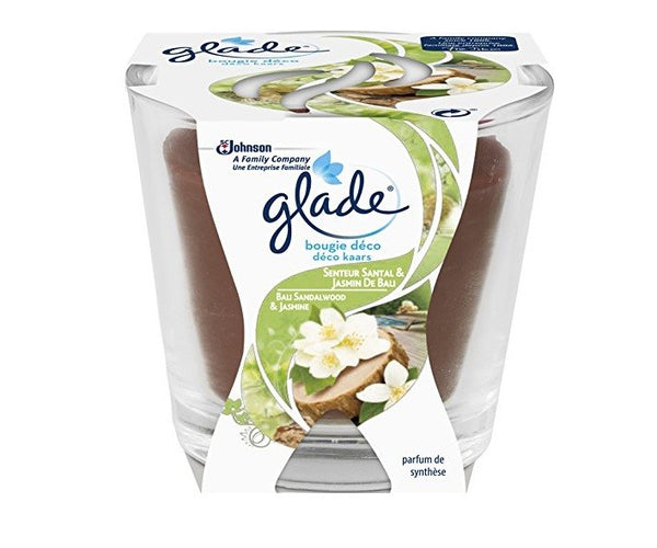 Glade Bali Sandalwood & Jasmine Candle 70g