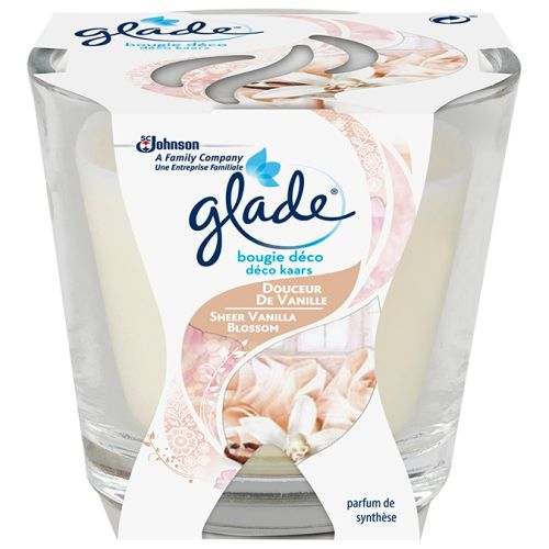 Glade Sheer Vanilla Blossom Candle 70g