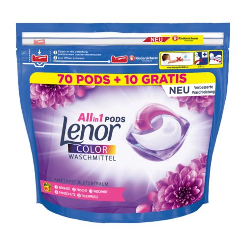 Lenor All in 1 Pods Color Amethyst 80p 2kg