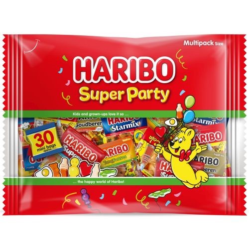 Haribo Super Party 30 Mini Bags 480g