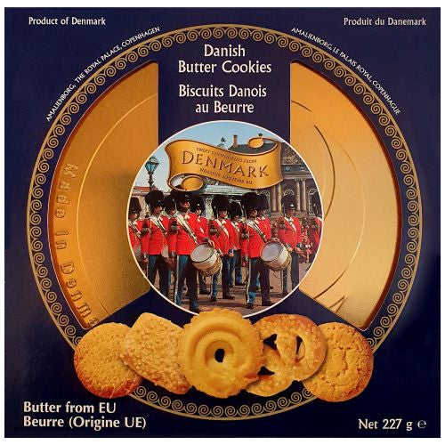 Denmark Butter Cookies. Tin 227g