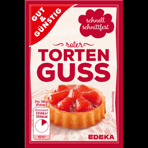 G&G Torten Guss Roter - Red Glaze 6x12g