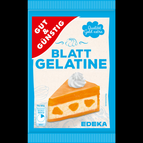 G&G Blatt Gelatine - Gelatin in Leaves 12pcs 20g