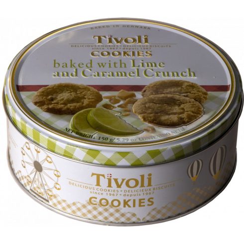 Tivoli Lime Caramel Crunch Cookies. Can 150g