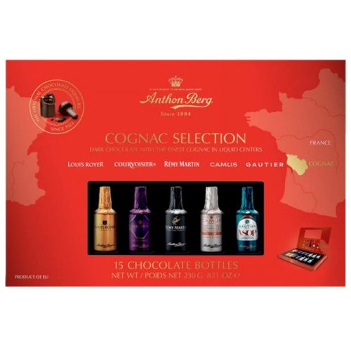 Anthon Berg Cognac Selection Bottles 15pcs 230g