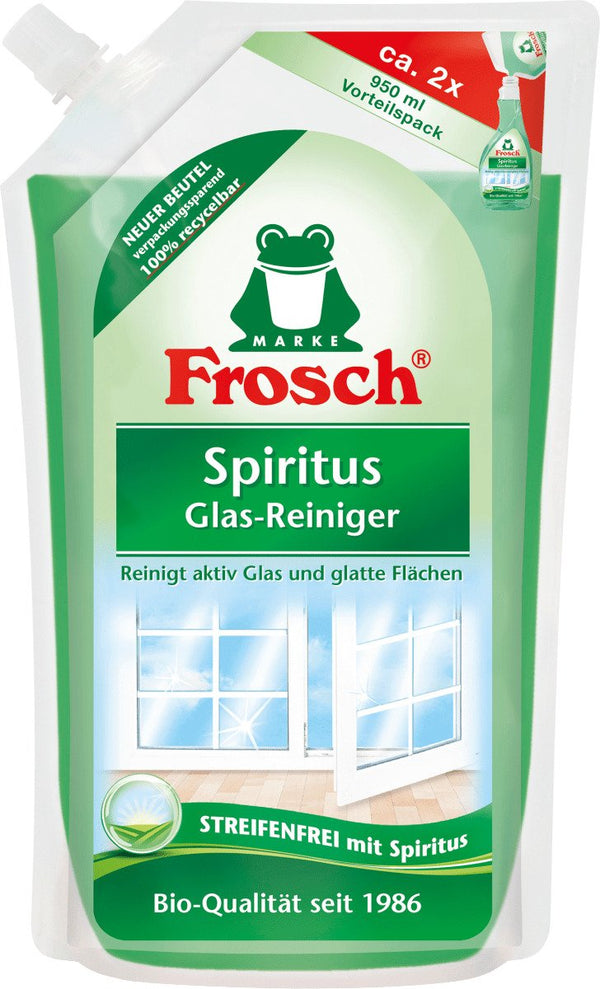 Frosch Spiritus Glas Reiniger for Glass Stock 950ml