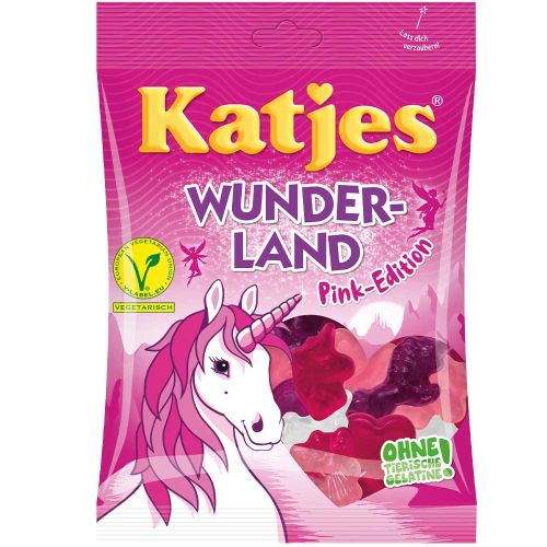 Katjes Wunder Land Pink Vegetarian Gummies 200g