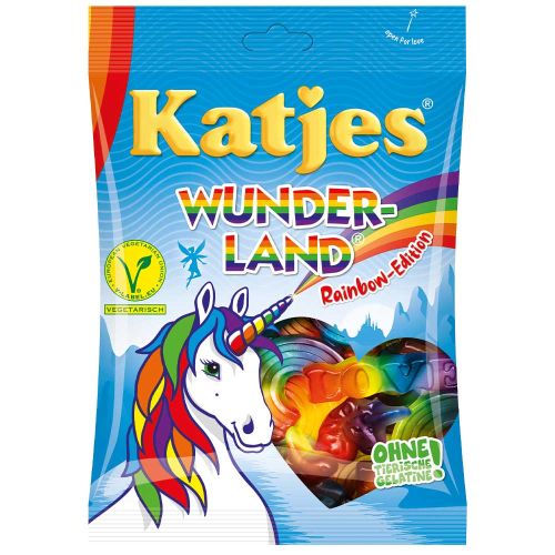 Katjes Wunder Land Rainbow Vegetarian Jelly beans 200g