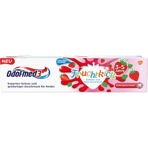 Odol-med3 Fruchtkick 3-5 Years Paste 50ml