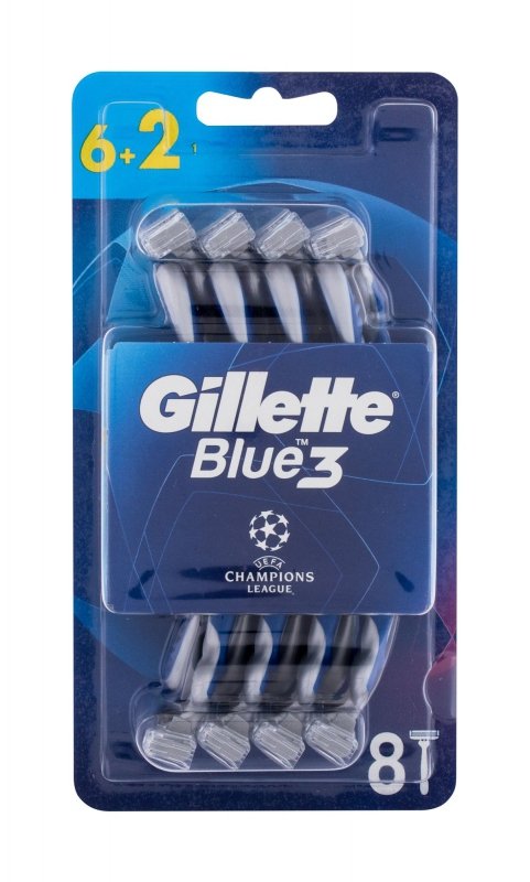 Gillette Blue 3 Champions League Razors 8pcs