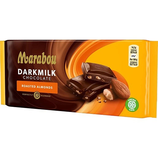 Marabou Darkmilk Roasted Almonds Chocolate 85g