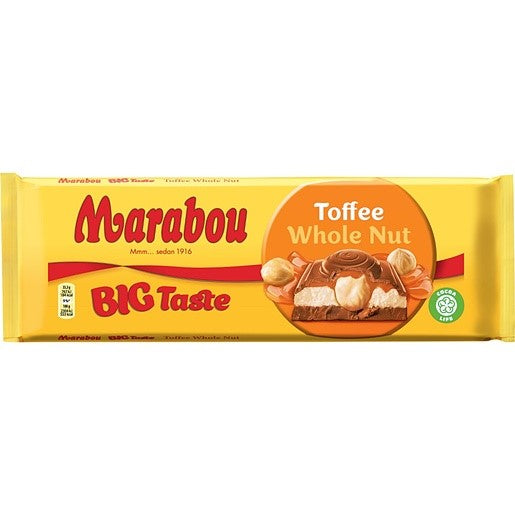 Marabou Toffee Whole Nut Big Taste Chocolate 300g