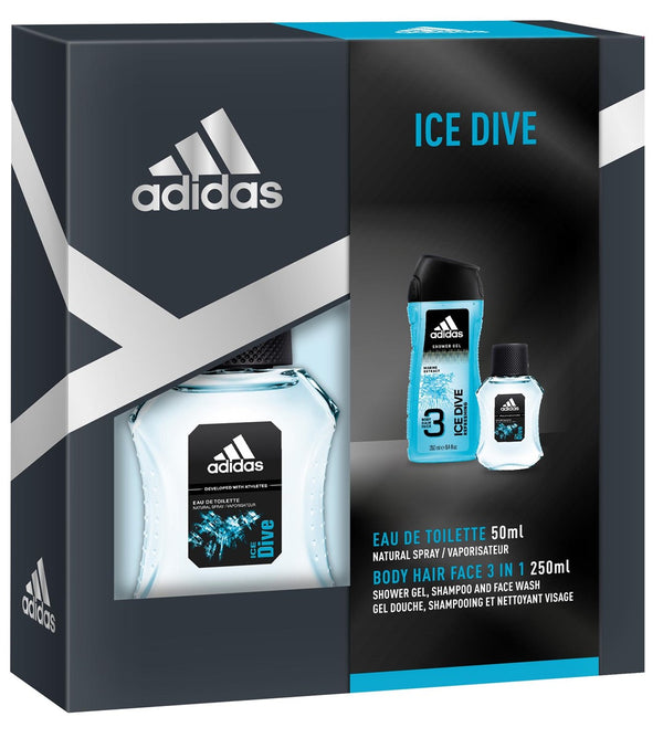 Adidas Ice Dive Gel Set 250ml Toilet Water 50ml