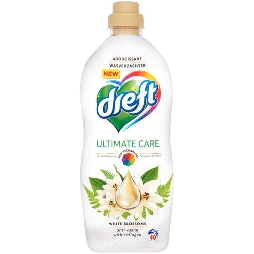 Dreft Ultimate Care White Blossoms Rinse 40p 1L