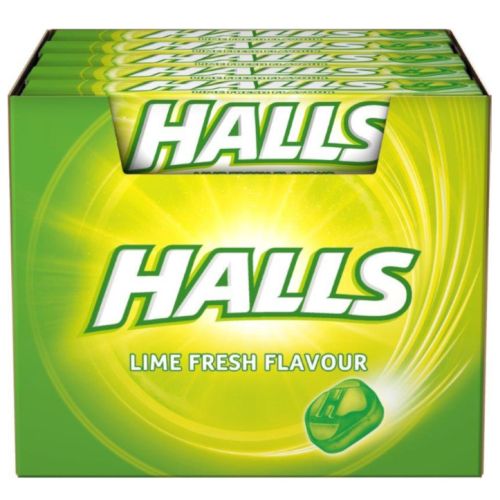 Halls Lime Fresh Box 20x33.5g 670g