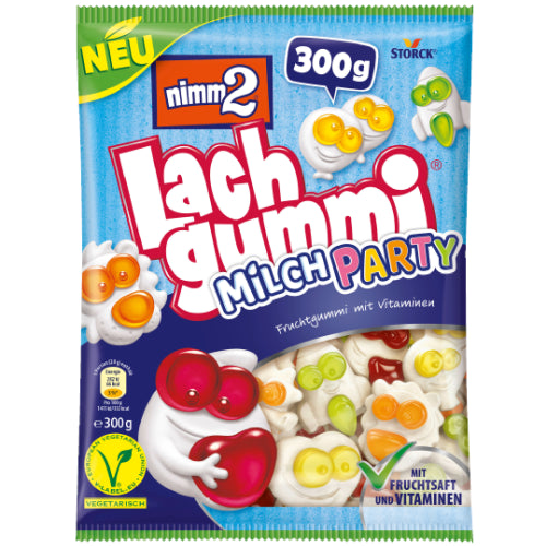 Nimm2 Lach Gummi Milch Party Vegetarian 300g – Inventta.eu