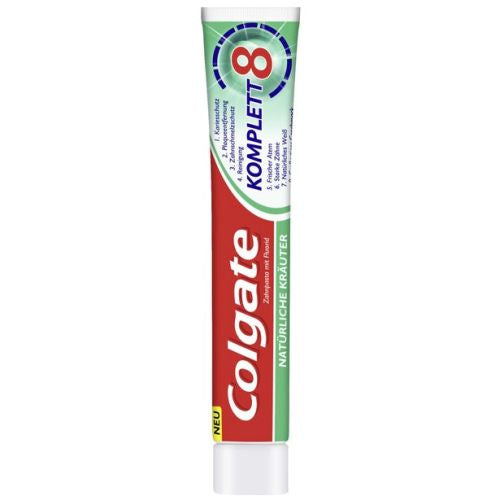 Colgate Komplett 8 Naturliche Krauter Paste 75ml