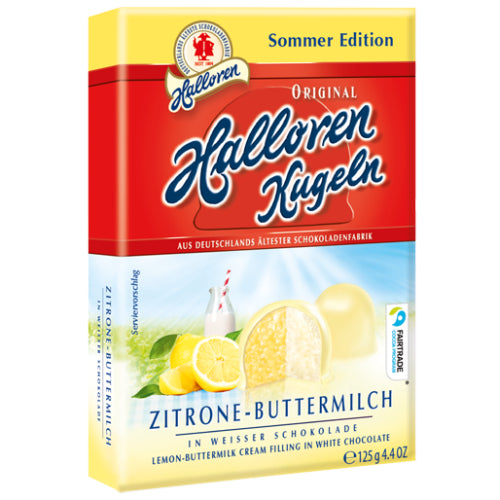 Halloren Kugeln Zitrone-Buttermilch 12pcs 125g