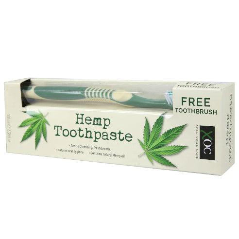 XOC Hemp Toothpaste Past 100ml + Brush