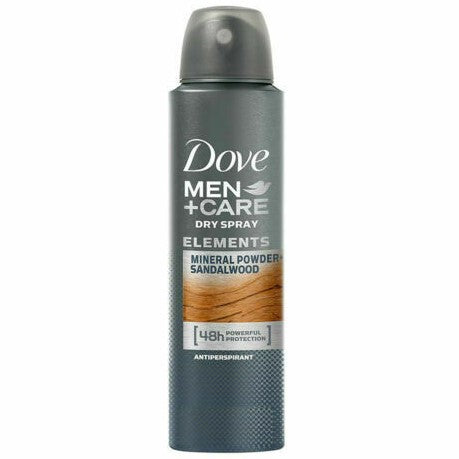 Dove Men + Care Talc Mineral Sandalwood Deo 150ml