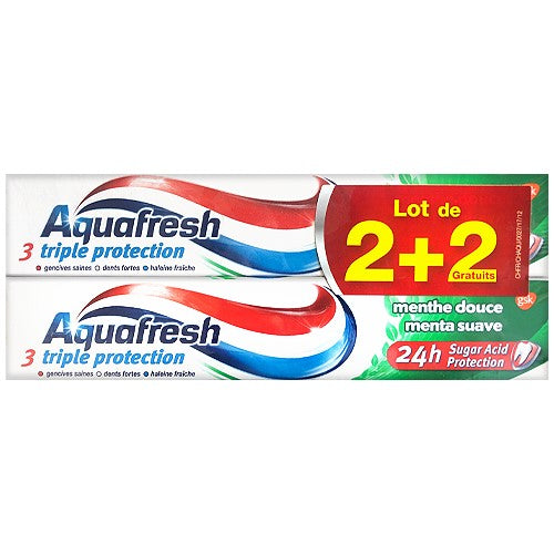 Aquafresh Triple Protection 2 + 2 Pack