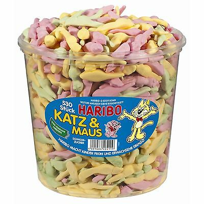 Haribo Katz & Maus Gummies 530pcs 1kg