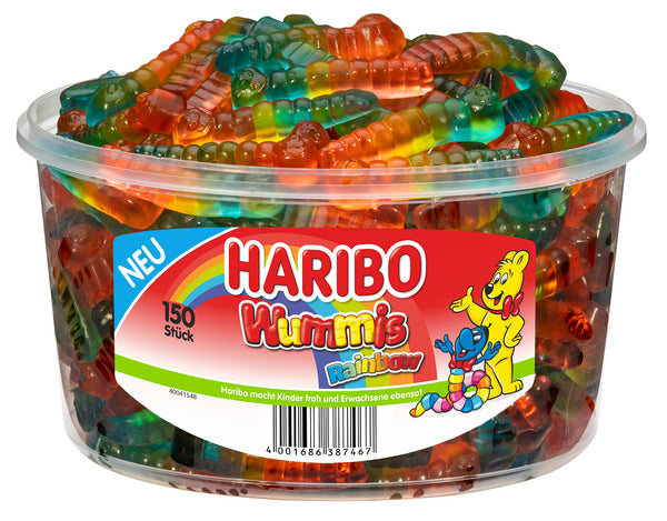 Haribo Wummis Rainbow Jelly Beans 150pcs 1.2kg