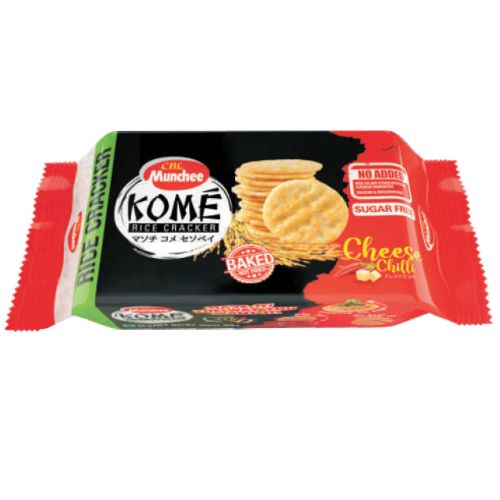 Kome Rice Cracker Cheese & Chilli 45g