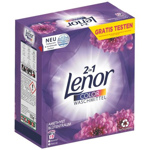 Lenor 2in1 Color Amethyst Powder 19p 1.2kg