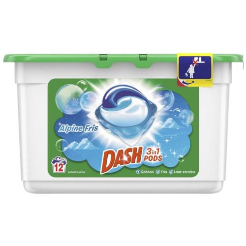 Dash 3in1 Pods Alpine Fris 12p 297g