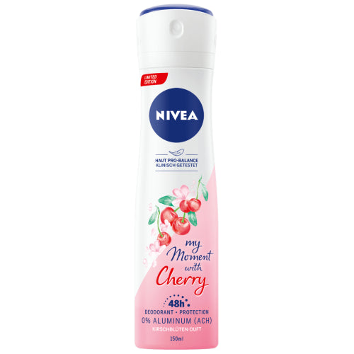 Nivea My Moment with Cherry Deo 150ml