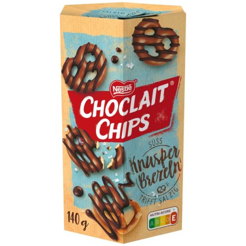 Nestle Choclait Chips Knusper Brezeln 140g