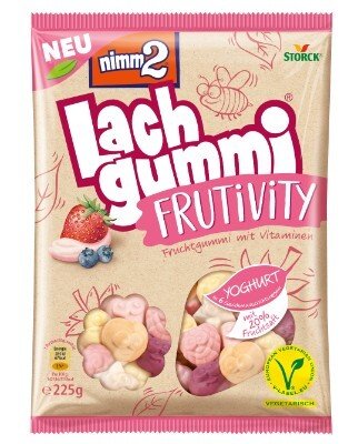 Nimm2 Lach Gummi Frutivity Yoghurt Gummies 225g