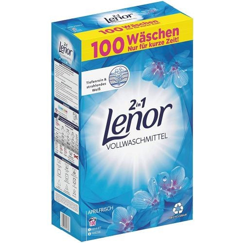 Lenor 2in1 Universal Aprilfrisch Powder 100p 6.5kg