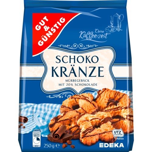 G&G Schoko Kranze Cookies 250g