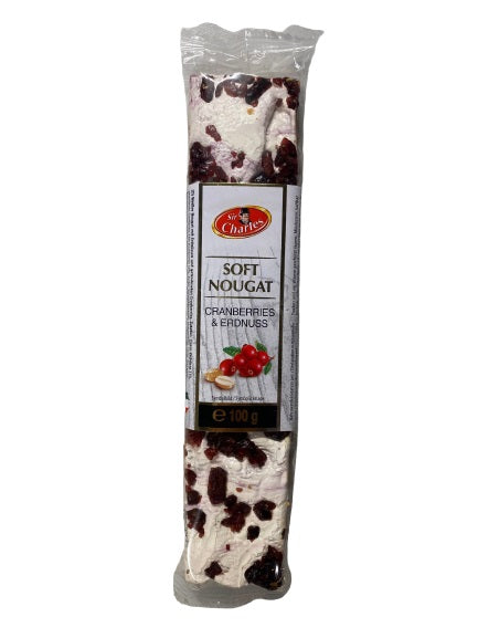 Sir Charles Nougat Cranberries Erdnuss 100g