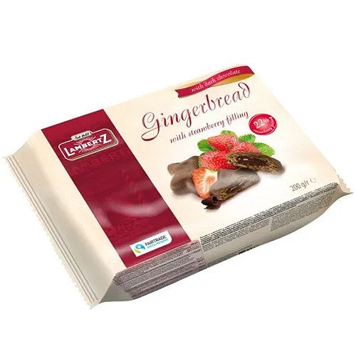 Lambertz Gingerbread with Strawberry Filling 200g