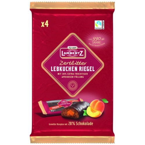 Lambertz Lebkuchen Riegel Zart 4pcs 160g