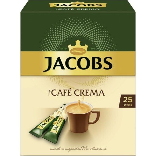 Jacobs Cafe Crema Sachets 25pcs 45g