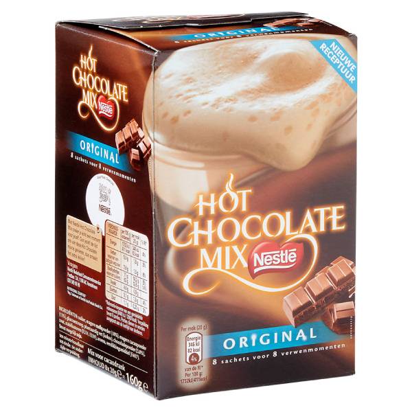 Nestle Hot Chocolate Mix Sachets 8pcs 160g