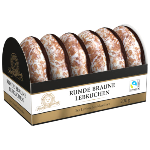 Lambertz Runde Braune Lebkuchen Cradle 200g