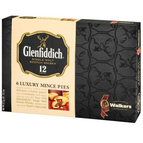 Glenfiddich 6 Luxury Mince Pies Cookies 372g