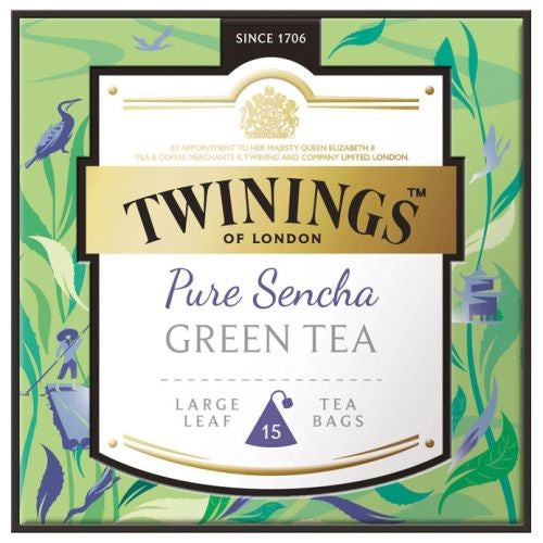 Twinings Pure Sencha Green Tea 15pcs 30g