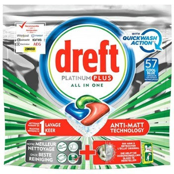 Dreft Platinum Plus 57p 838g